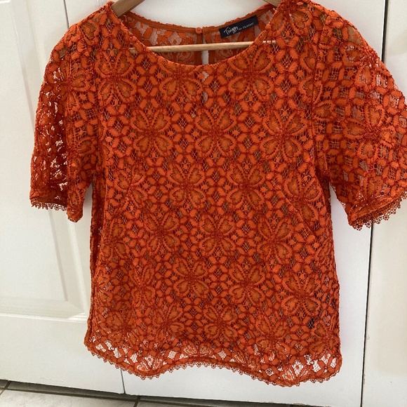 Marks & Spencer Tops - Hot bronze top and camisole - Marks and Spencer- Twiggy collection-US size 6